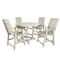 Highwood Usa Weatherly 5pc Round Counter Height Outdoor Patio Furniture Dining Set AD-CNW48-WAE - alternate 1